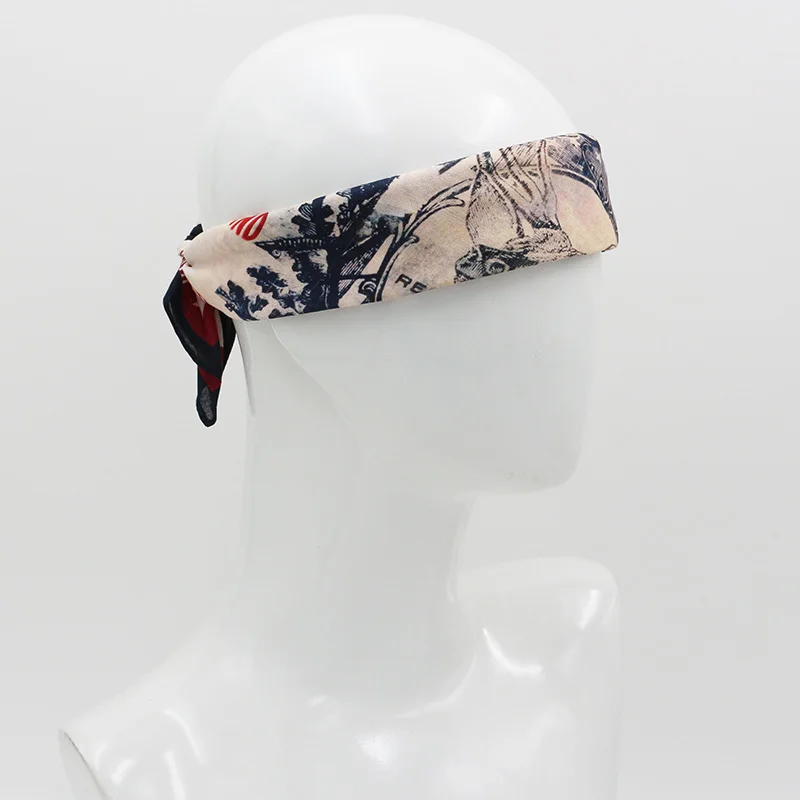 Cotton Bandana Retro Deer Print for Men and Ladies