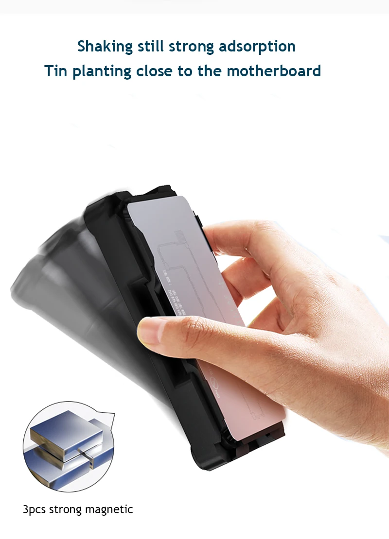 XZZ 18 IN 1 BGA Middle Layer Reballing Stencil Plant Tin Platform