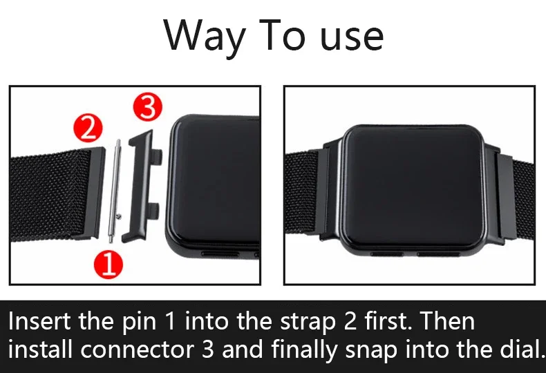 Kcdream Cinturino Compatibile per Oppo Band, Cinturini in Acciaio Inossidabile di Ricambio Cinturino Solido Elegante e Resistente Compatibile con Oppo Band Braccialetto (No Host) Black