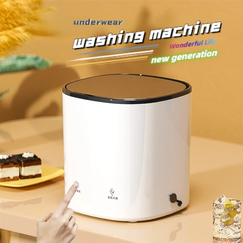 Mini Washing Machine Underwear Small Washer Dormitory Lazy Portable Socks Cleaning Machine