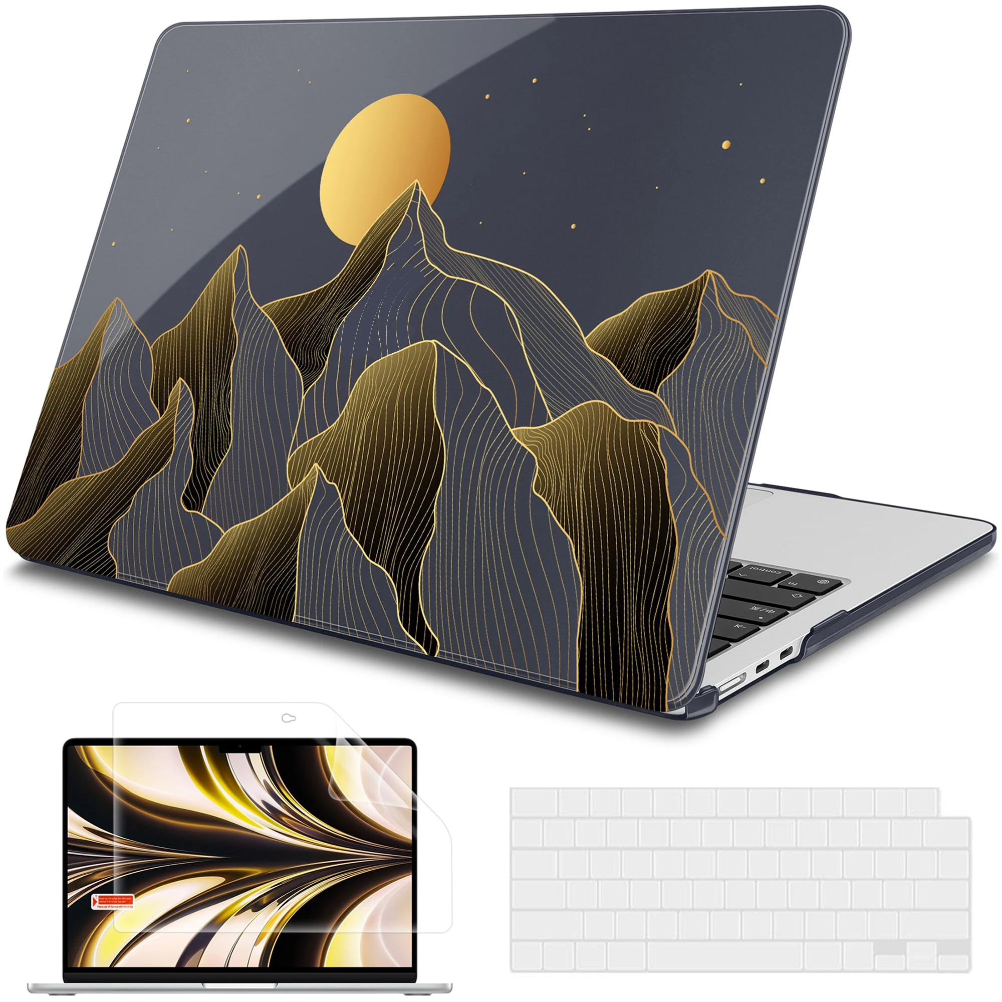 Custodia Per Laptop Per Macbook Air 13 Pollici Pro 13.3 14 15 16 2022 2023 2024 M1M2 M3 A1466 A1502 A2992 A991 A3113 A3114 A2941 Custodia
