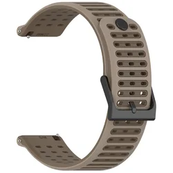 Premium Silicone Watch Strap 22mm - Versatile and Durable Replacement Band - Width 22mm (Brown)