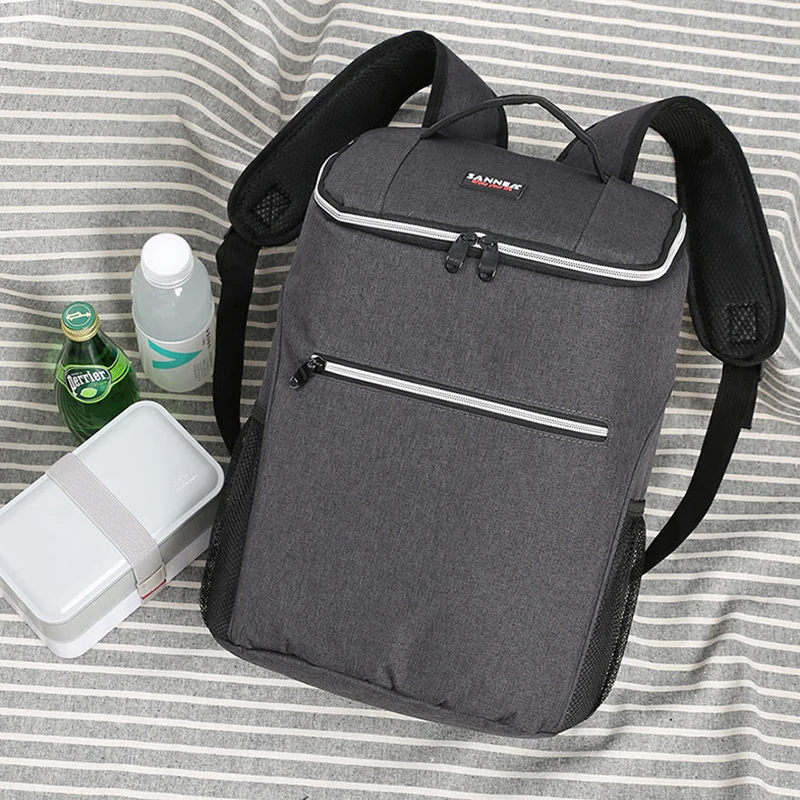 SANNE 20L Lage Capacity Waterproof Insulated Lunch Bag Thermal Backpack Drink Food Accessories Supplies Product Thermal Ice Bag