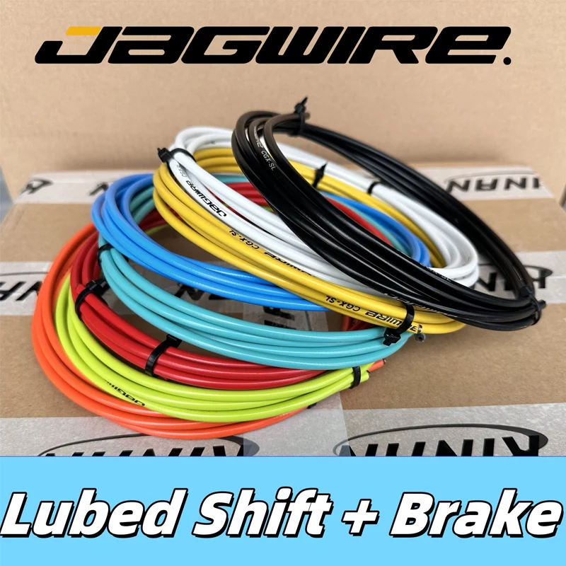 Jagwire Bicycle Oil-filled Cable Housing Set 5mm Brake & 4mm Shift Cable For Mountain/Road/Folding bikes bike accessories