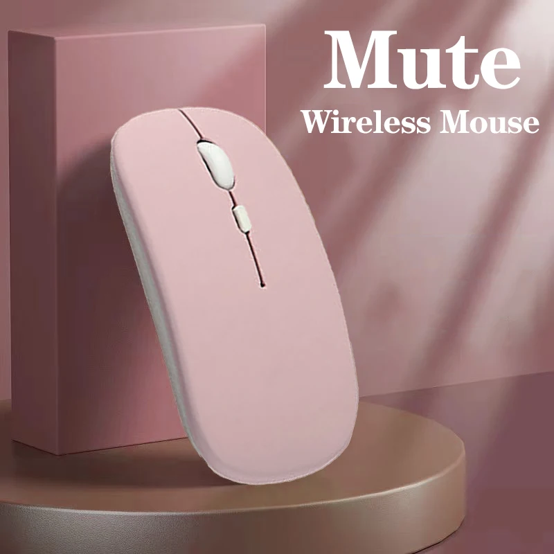Wireless Bluetooth Rechargeable Mouse for Tablets and Computers