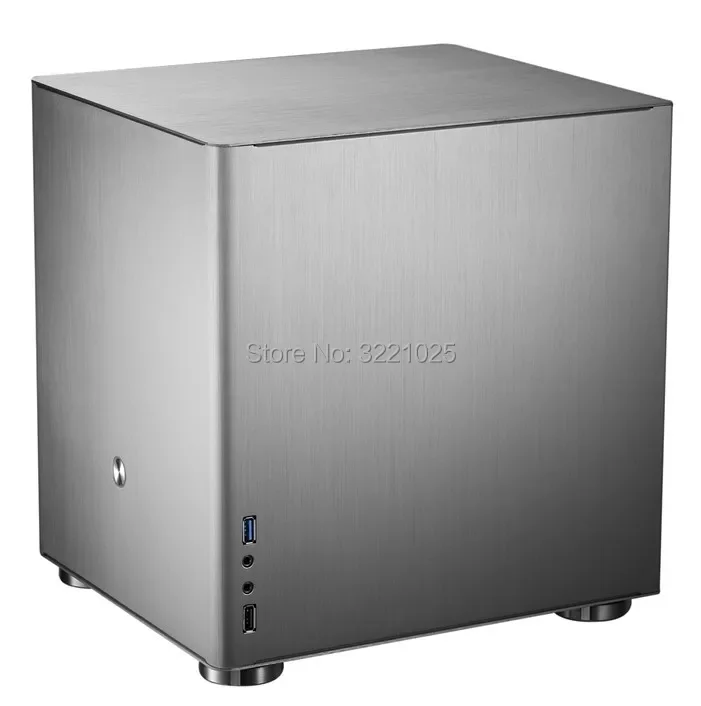 Jonsbo V4 Silver Aluminum Mini ITX MATX computer Case USB3.0 game small chassis V4B Black HTPC ITX support 3.5'' HDD pc case pc chassis computer chassis frame mini itx desktop case