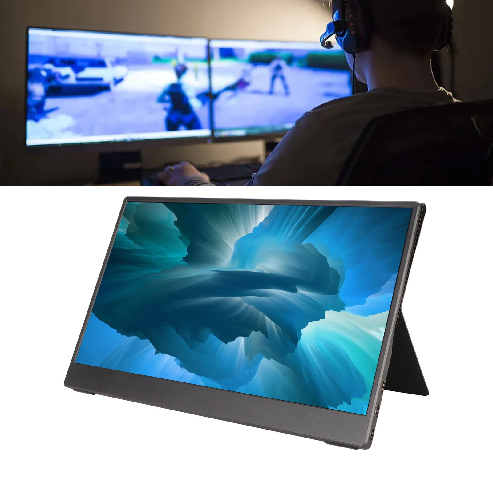 Ʈ  Y ̴ HD Ƽ̵ ̽ USB C Ʈ Ŀ , 14 ġ, FHD 1080P HDR IPS  ̹ 