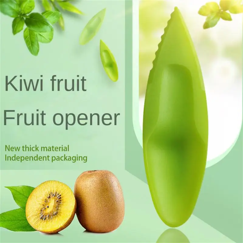 

set Plastic Kiwi Spoon 11.5*3cm 2 In 1 Kiwi Dig Spoon Scoop Candy Color Fruit Knife Slicer Peeler Cutter