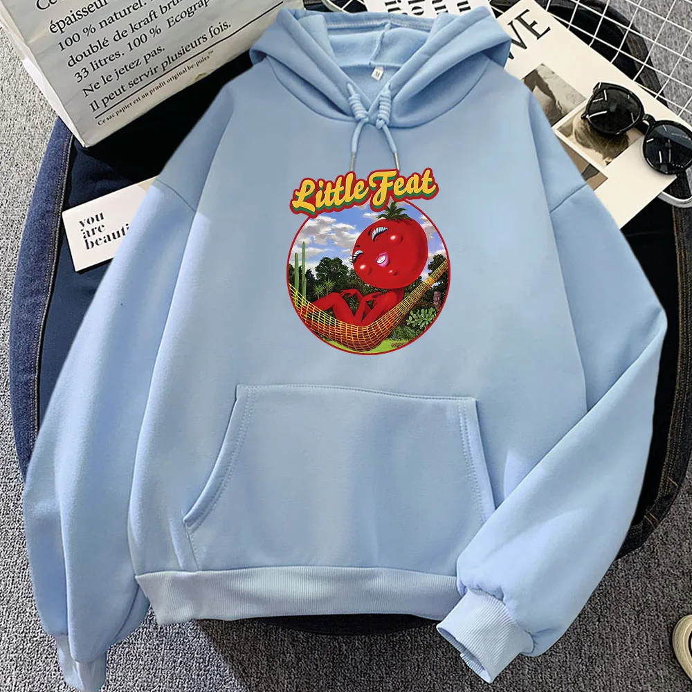 Little Feat Tomato Graphic Hoodies Moletom Feminino Women Men Winter Comfortable Sweatshirts Gothic Fashion Printing Sudaderas 5