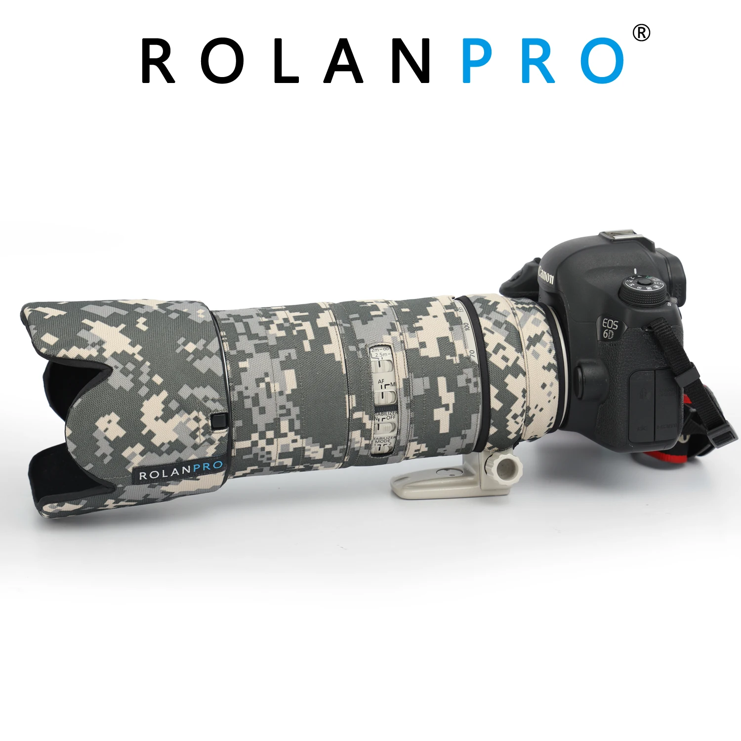 ROLANPRO カメラレンズコート迷彩キヤノン EF 70-200 ミリメートル F2