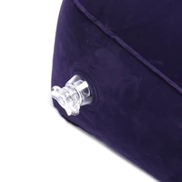 Useful Inflatable Portable Travel Sleeping Footrest Pillow Plane Car Bus Train Kids Bed Foot Rest Pad PVC For Travel Massage Car 2