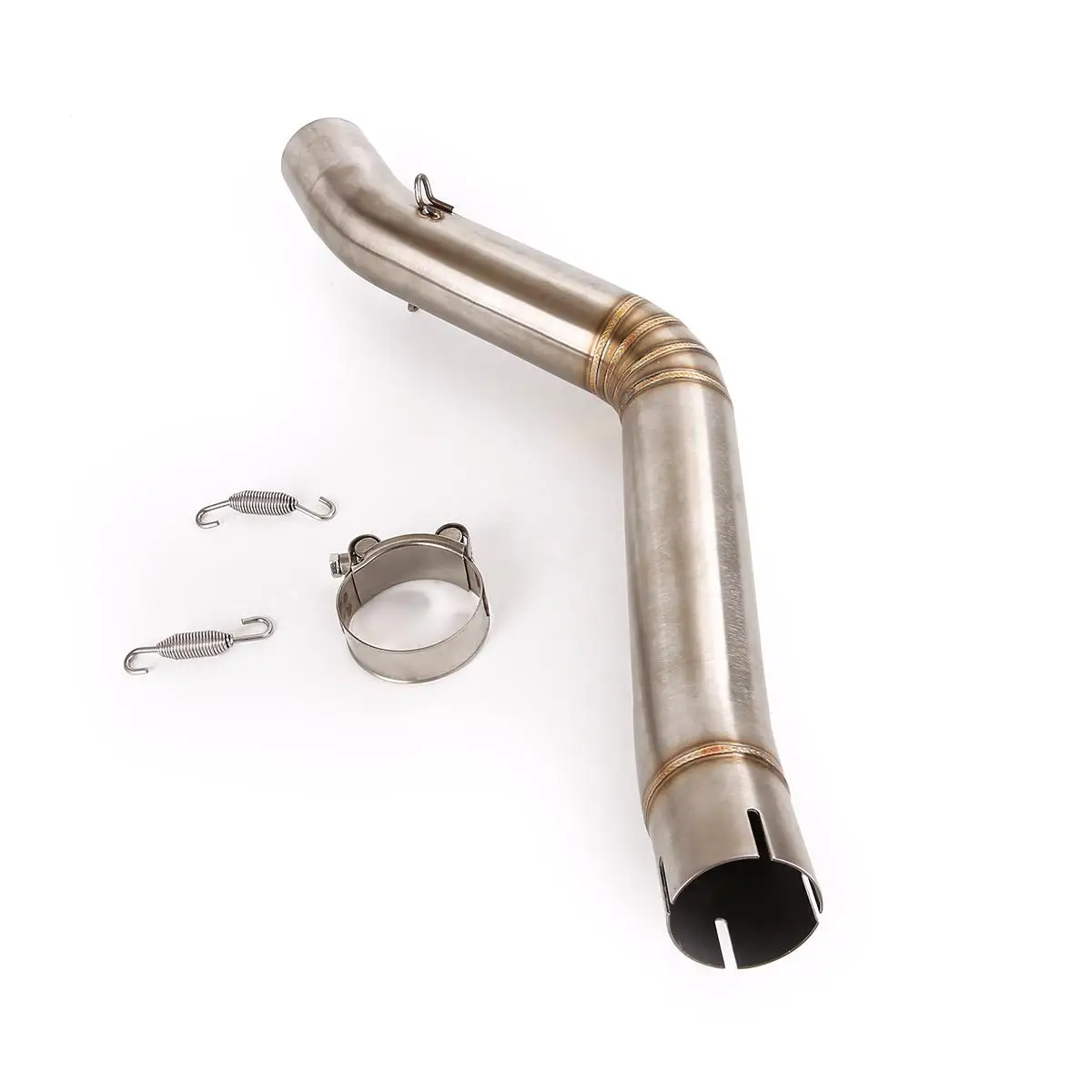 Motorcycle Exhaust Mid Link Pipe Slip-on For Benelli Leoncino 500 Any Year Muffler Silencer Connect Tube Stainless Steel Tips - Image 5