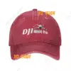 Retro D-DJI Drone Pilot Mini4 Pro Baseball Caps Men Women Distressed Washed Headwear Operator Outdoor Workouts Unstructured Hat 6