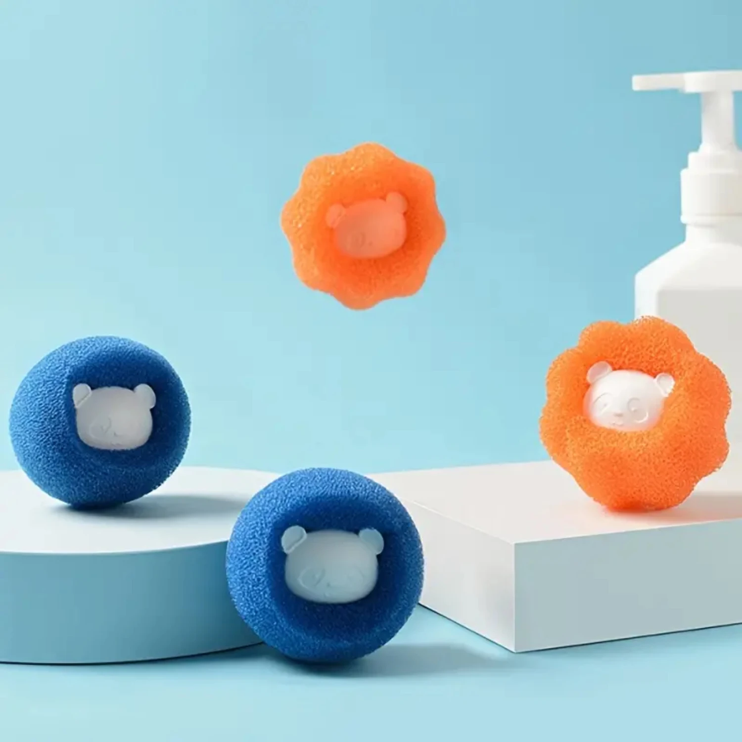Highly Effective Anti-Tangle Laundry Balls Set-Recommended for Fresh and Clean Laundry with Lint Removal Action-Simplify You