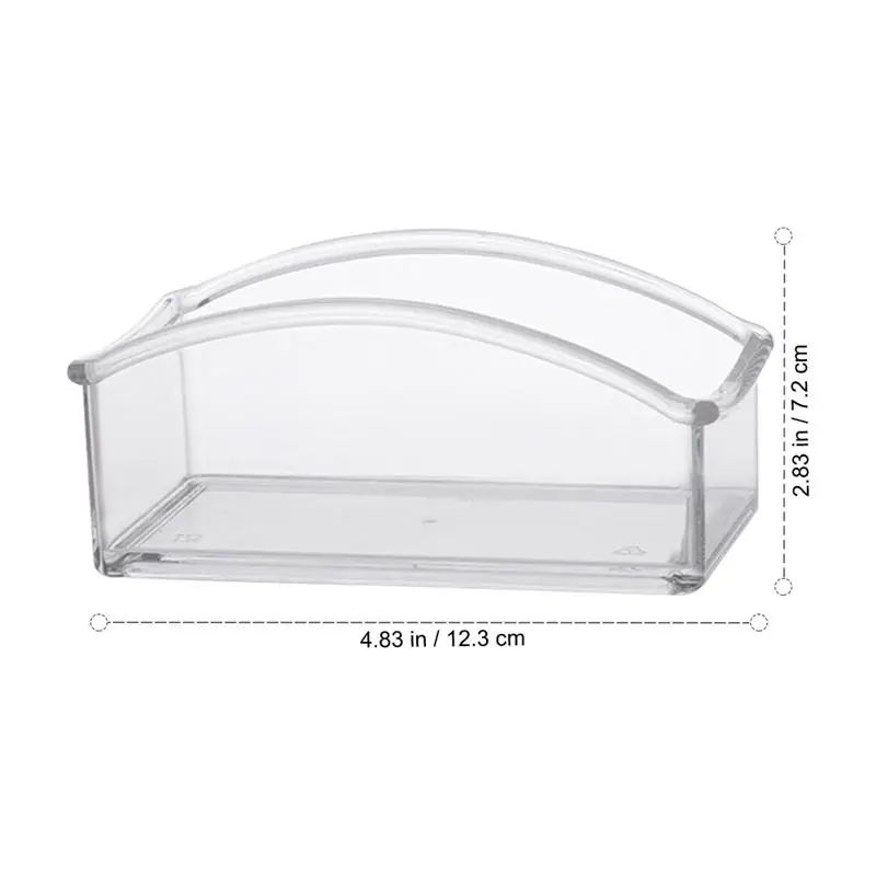 Acrylic Transparent Tea Bag Tea Box Organizer Office Bag Box Organizer Office Storage Utensil Drawer tea bag organizer