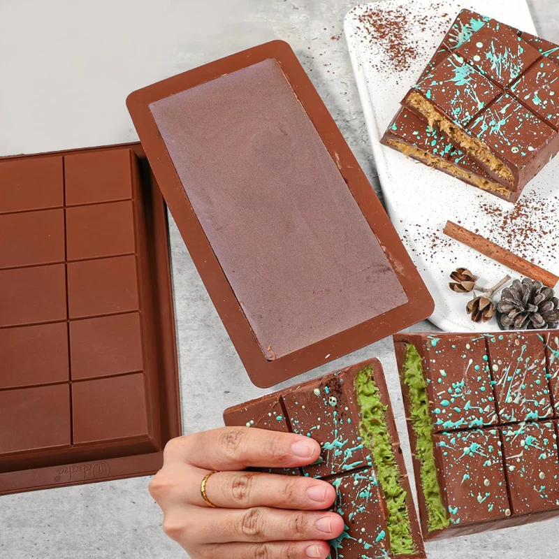 Stampo In Silicone Per Barrette Di Cioccolato - Forme Creative, Riutilizzabile, Per Dolci E Caramelle