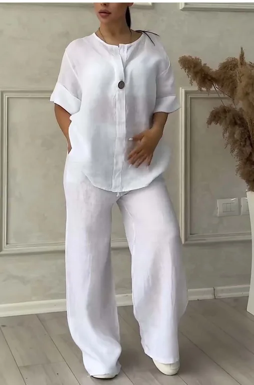 Blusa Venta De Ropa De Lino Para Dama Camisetas De Lino Para Mujer