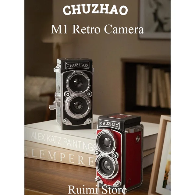 CHUZHAO M1 Retro CCD Dual Reflex Digital Camera High-definition Mini Camera Portable Camera With Manual Joystick 1080p Video