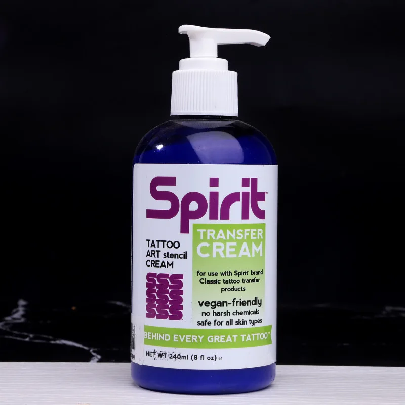 Professional Tattoo Transfer Cream Spirit  brand Stencil Stuff Tattoo Stencil (8oz) 250ml tattoo ink Longer Lasting Transfer