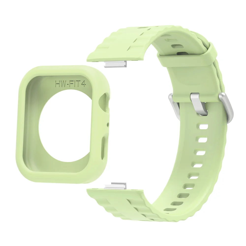 Silicone Strap & Protective Frame for Smartwatch - Versatile Wristband Accessories