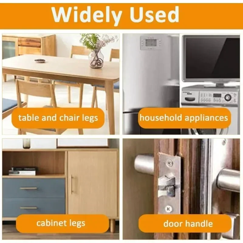 Self Adhesive Felt Chair Leg Pad Non-slip Felt Furniture Pad Anti Scratch Hardwood Floor Protector Mats Table Legs Bottom Covers 6