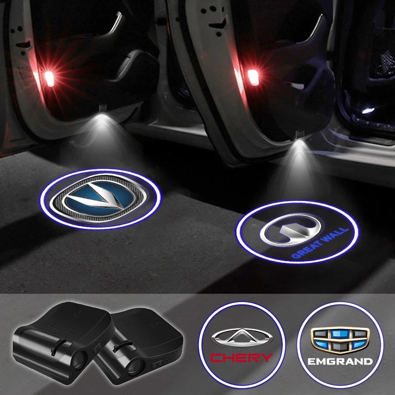 1pcs Car Universal Wireless Led Projection Lamp Light for Hyundai