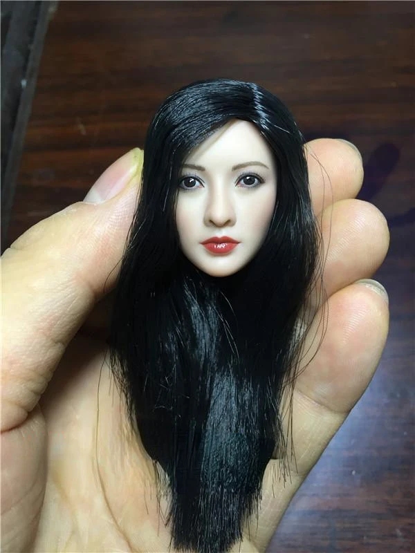 

1/6 Soldier Asian Beauty Head Sculpt Model 12'' PH VC