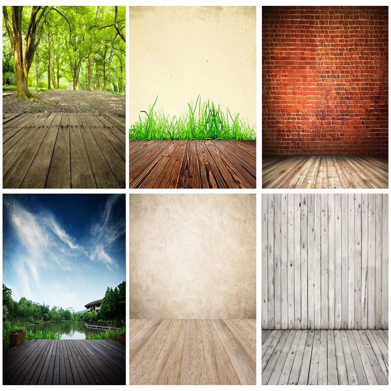 

Vinyl Durable Photography Background Scenery Wall Wooden Floor Baby Photo Backdrops Studio Props 22312 HJU-05