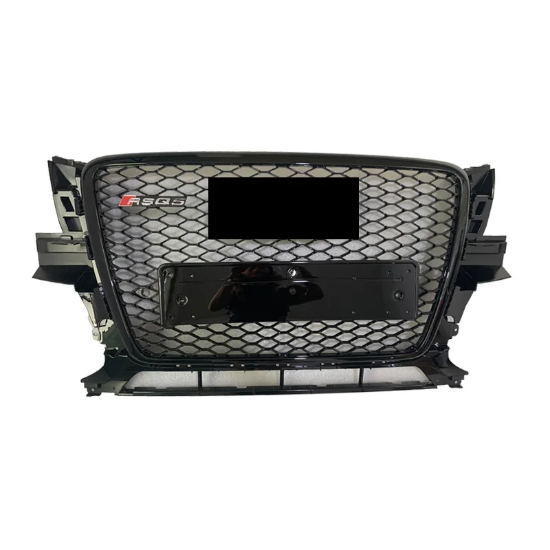 DECHO Front Bumper Grill Mask Radiator Grille Medium net For AUDI Q5 2008 2009 2010 2011 2012 Racing Grills AUTO GRILLE