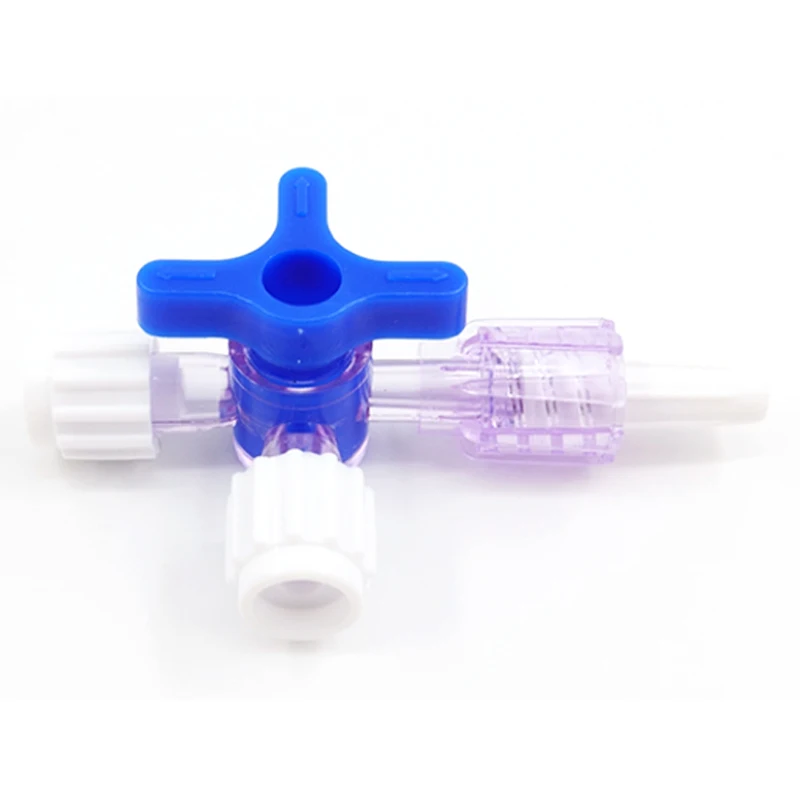 5pcs Disposable Sterile Medical Three-way Water Light Medicine Dispenser Infusion Syringe Conversion Connector Plug Valve