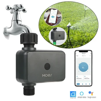 Smart Alexa Bluetooth Wifi Tuya Electronic Automatic Watering Garden Irrigation Controller Battery Operated Watering Timer