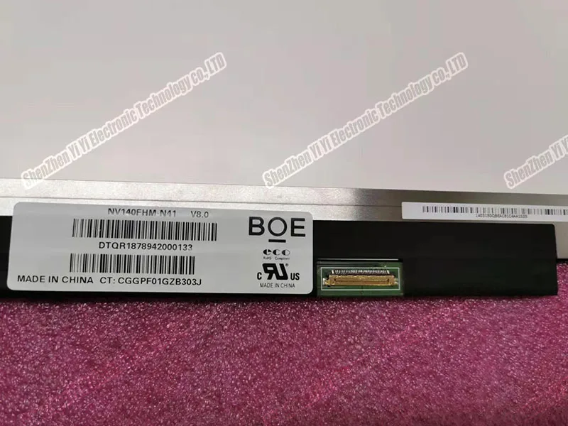 Tela Led Ips 14 30pin 1920x1080 N140hce-eaa Eab B140han01.2 B140han01.1 Lp140wf1 Spk1 Nv140fhm-n41 - Imagem 5