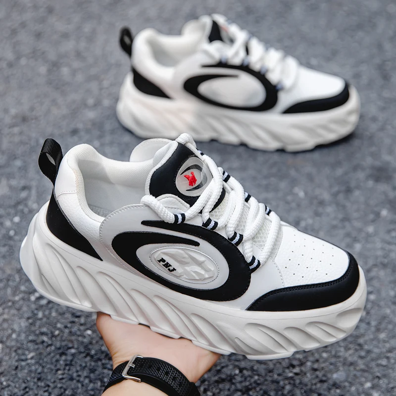 PNJ24 new spring and summer women's shoes men and women couples thick sole sports shoes female daddy shoes all sports casual sho