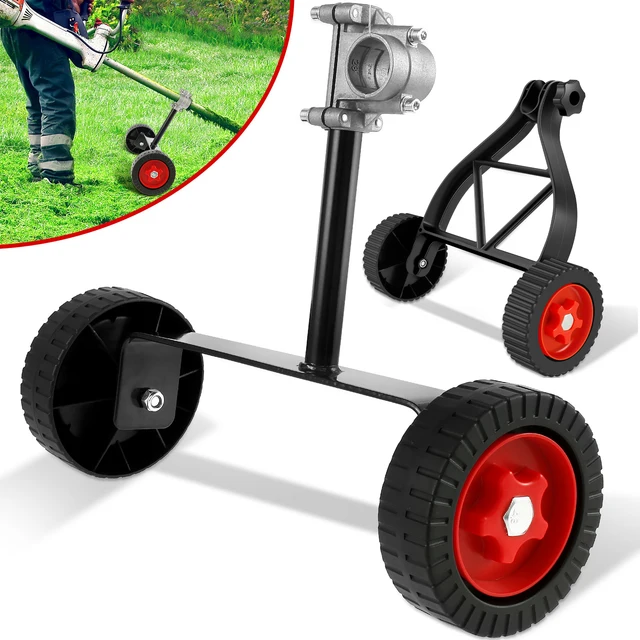 Roue de Support Universelle pour Tondeuse à Gazon, Réglable, Accessoire de Jardin Portable, Entretien Électrique 1