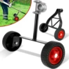 Universal Lawn Mower Support Wheel Adjustable Grass Gasoline Trimmer Attachment Garden Portable Side Hanging Electric Maintenanc 1
