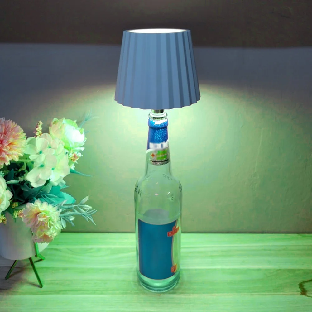 Bottle wireless touch calfskin grapefruit light dimming bed led