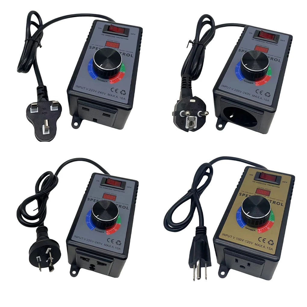 Stepless Volt Regulator Portable Speed Controller For Angle Grinder Governor Speed Controller Switch Hand Drill Polishing Fan