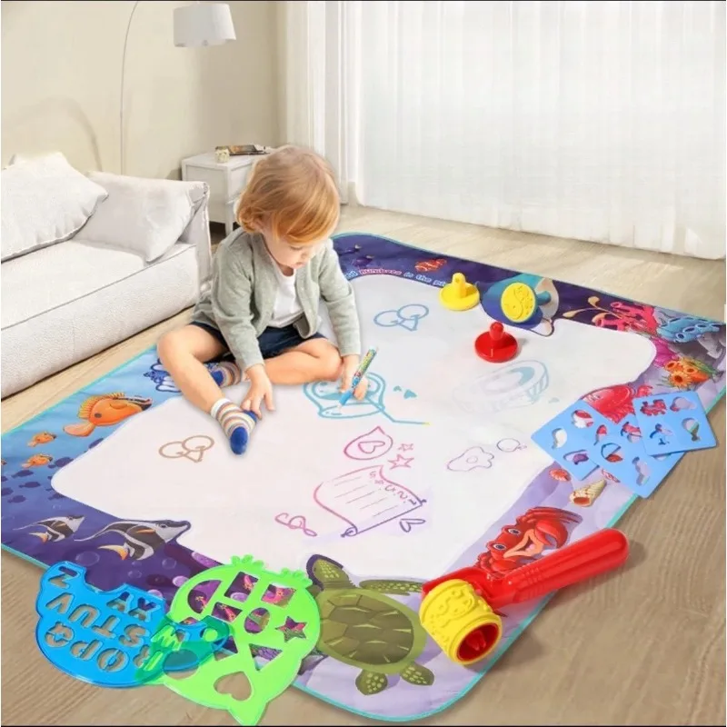 Reusable Magic Water Drawing Mat for Kids Educational Toy