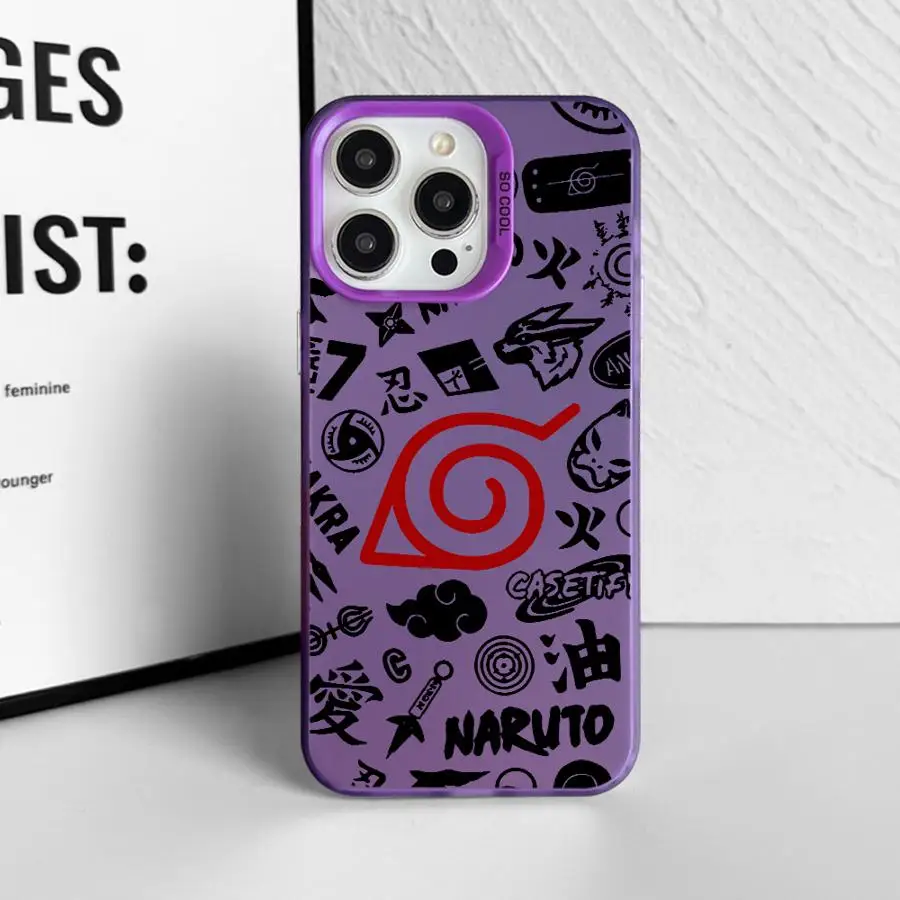 Anime Naruto Logo Phone Cover Case