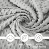 Double Side Dotted Baby Soft Minky Dot Blanket Warm Fleece Stroller Cover Quilt Swaddling Bedding 2