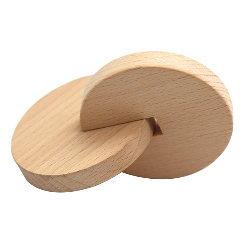 Newborn Infant Wooden Toys Exercise Hand Grasp Toy Interlocking Discs Preschool Children wooden baby toys
