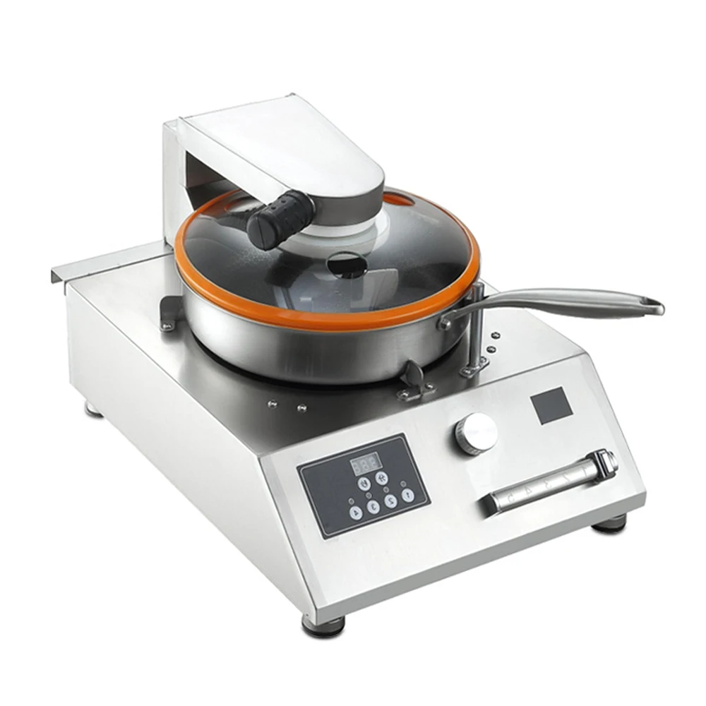 

Hot Selling Intelligent Cooking Self Automatic Cooking Machine 3500W Fried Rice Wok For Food Kitchen