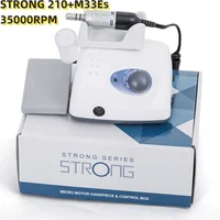 Strong 210 Electric Nail Drill 65W 35000 Machine Cutters Manicure Nail Drill Milling Manicure Pedicure Machine Polish Nail File 1