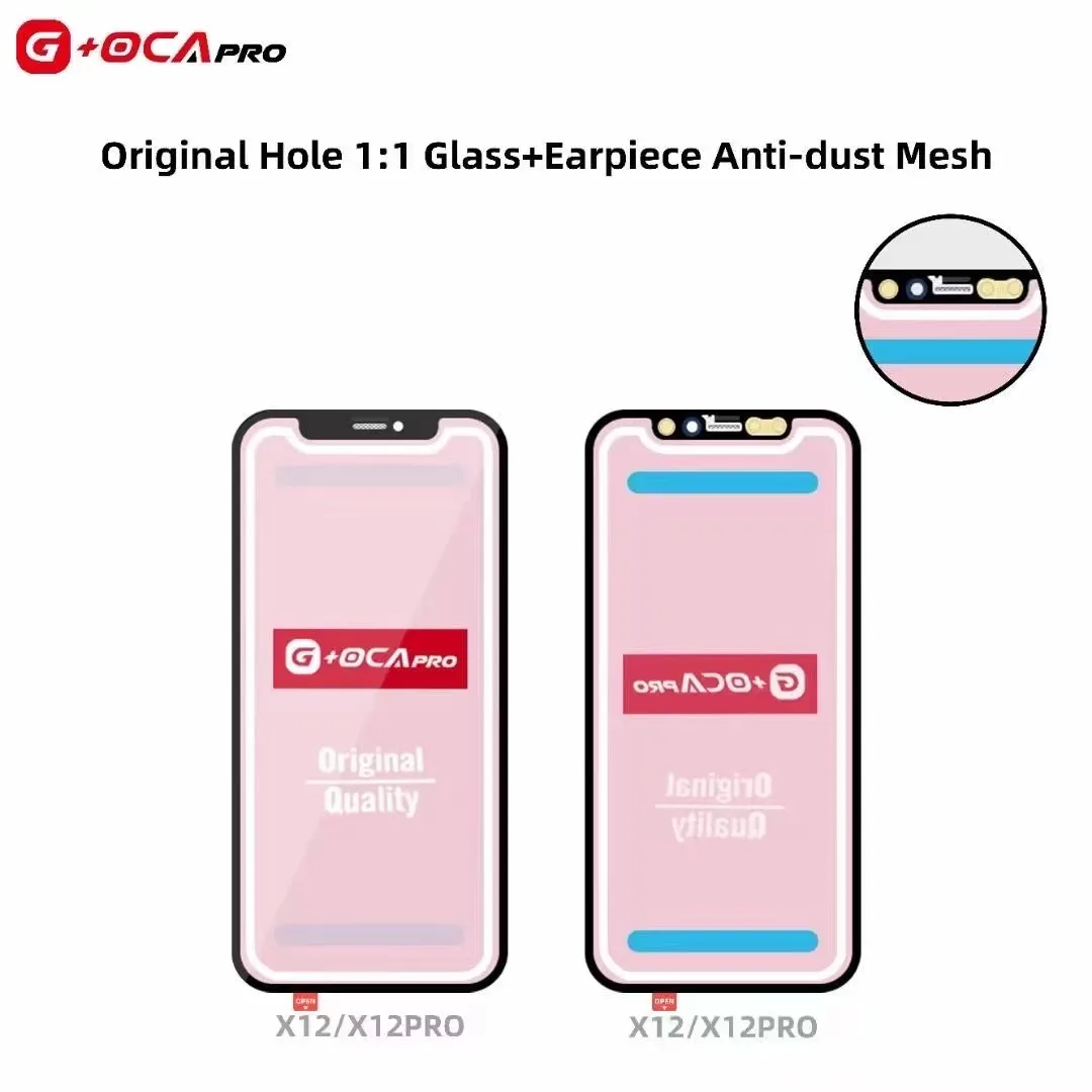 Front Panel LCD Touch Lens for iPhone 15 15P 12 13 11 14 plus pro max mini X XS XR MAX 5pcs