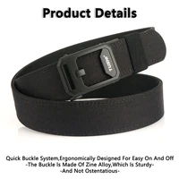 TUSHI Hard Tactical Belt for Men Sturdy Nylon Metal Automatic Buckle Police Duty Military Belt Outdoor Girdle IPSC Accessories - Image 4