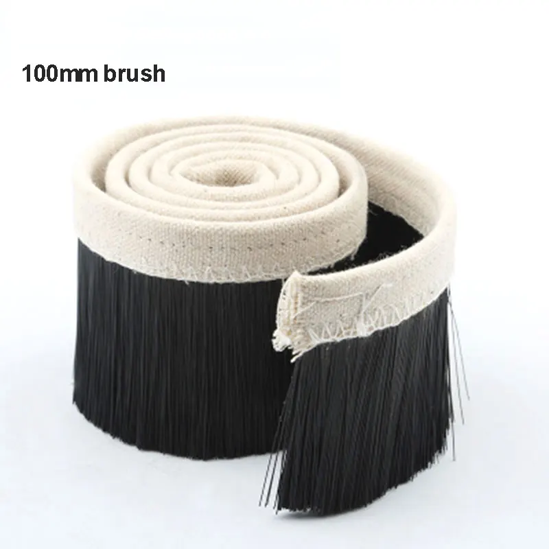 Couvercle anti-poussière en Nylon pour aspirateur, Machine à graver, couvercle anti-poussière, remplacement de brosse de routeur CNC, 70mm/100mm, 1M