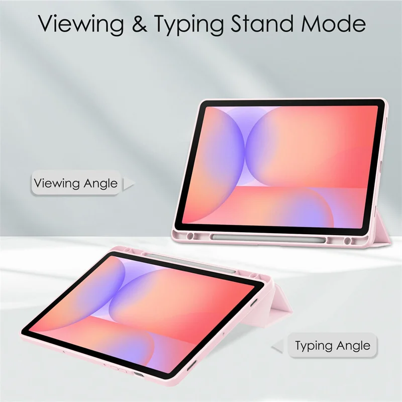 Premium HD Acrylic Tablet Case with Pencil Holder - Enhanced Protection Cover