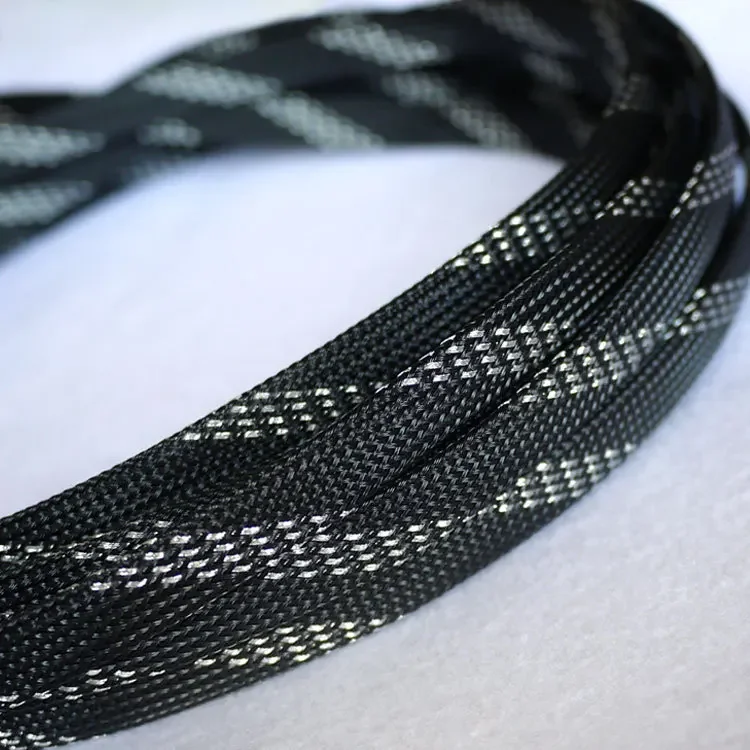 1/10M New Tight High Density PET Expandable Braided Sleeve 3 4 6 8 10 12 14 16 20 25 30 40mm Wire Cable Insulated Protection DIY