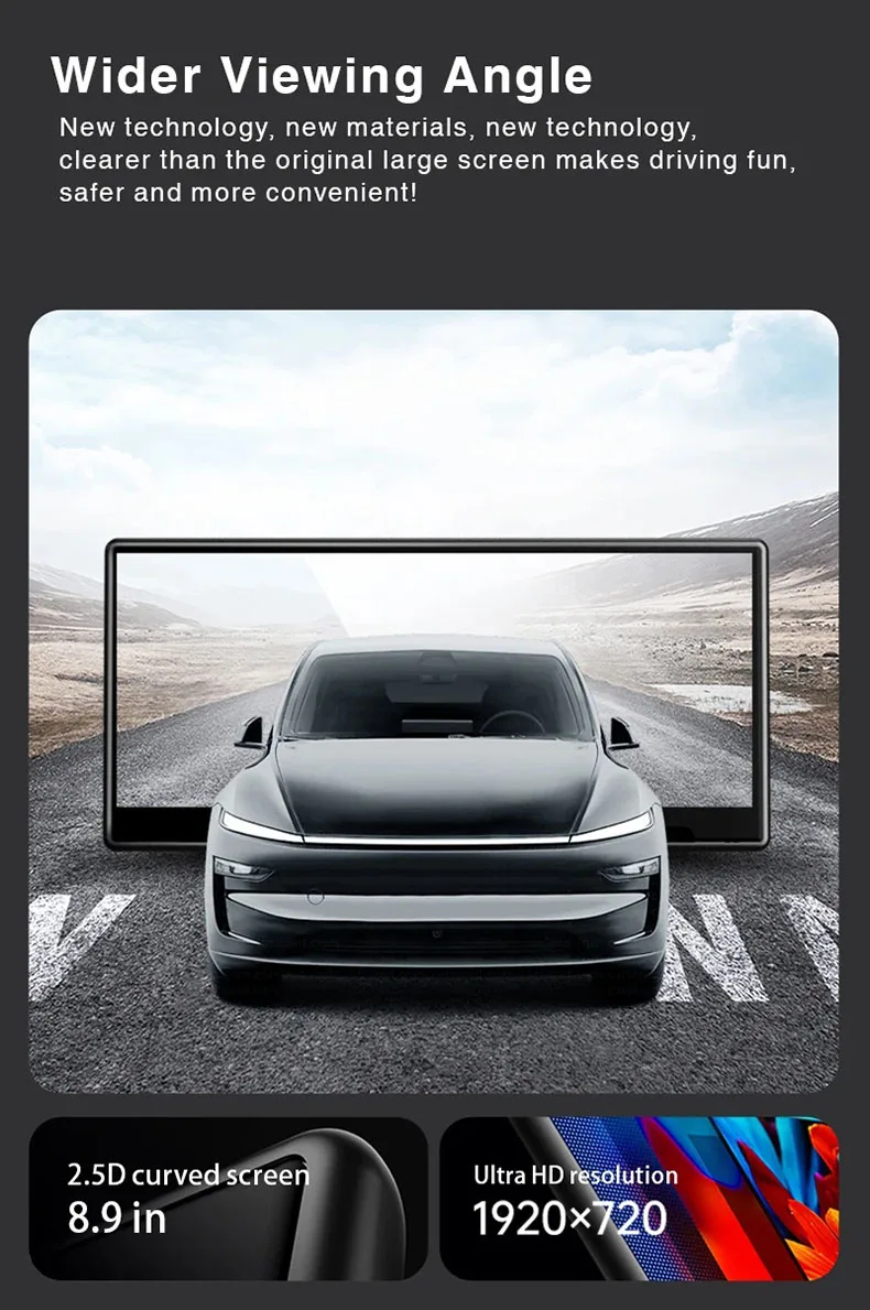 For Tesla Model 3 Highland&Y Juniper 8.9'' Smart Dahsboard Wireless Carplay Scre