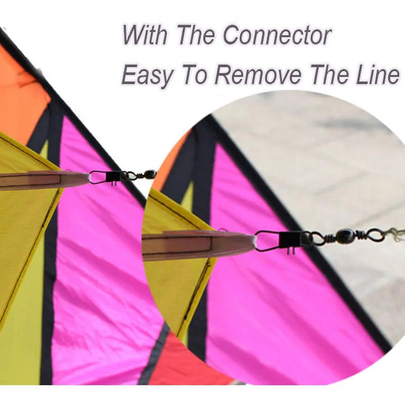 Large 3.5m Colorful Delta Power Kite Ripstop Nylon Outdoor Fun Sports For Adults Children Kites With Handle And Line Kite Flying 3